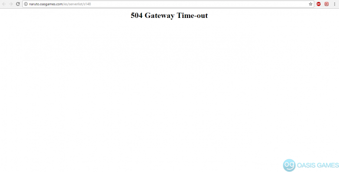 Error De Naruto Servidor Gamakichi