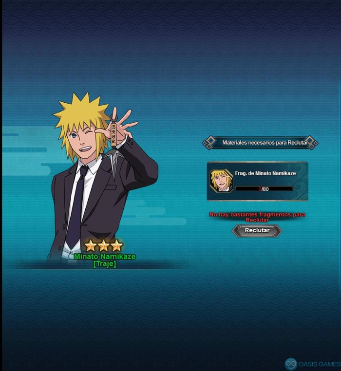 Minato traje